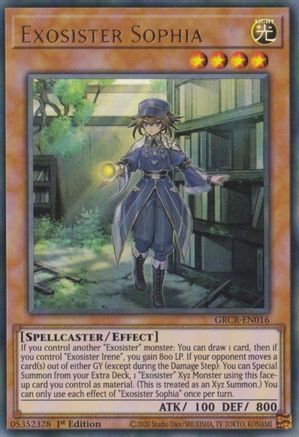 Exosister Sophia (GRCR-EN016) - The Grand Creators 1st Edition