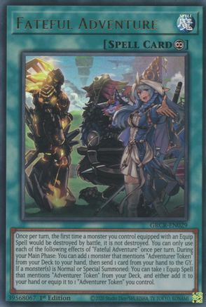 Fateful Adventure (GRCR-EN029) - The Grand Creators 1st Edition