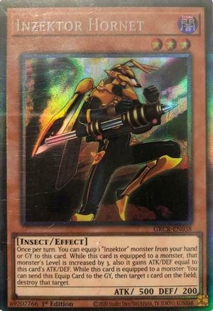 Inzektor Hornet (CR) (GRCR-EN038) - The Grand Creators 1st Edition