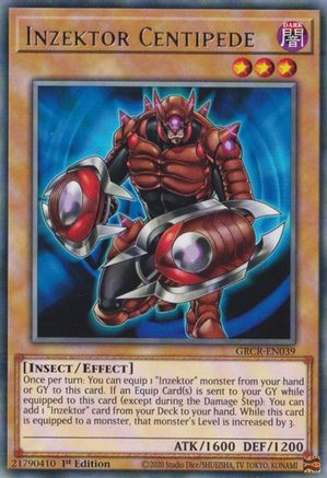 Inzektor Centipede (GRCR-EN039) - The Grand Creators 1st Edition