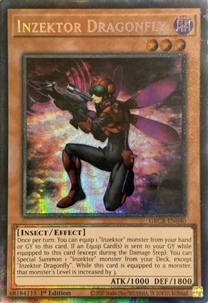 Inzektor Dragonfly (CR) (GRCR-EN040) - The Grand Creators 1st Edition
