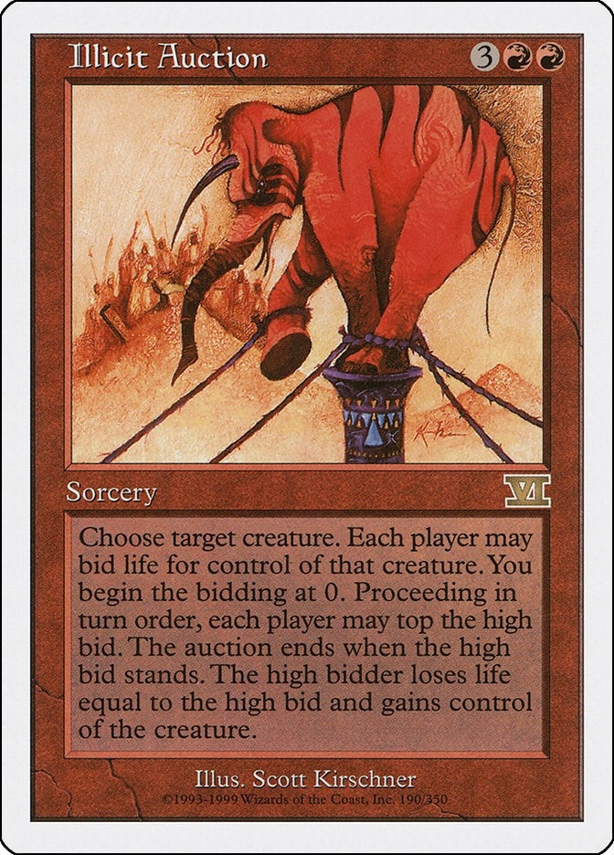 Image for Illicit Auction (190) (Classic Sixth Edition) - Magic: The Gathering