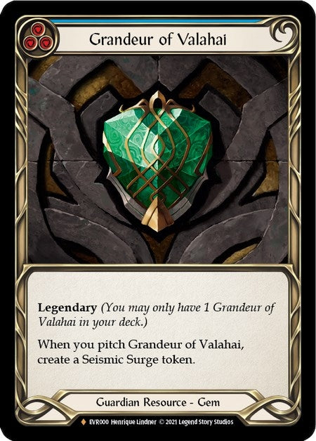 Image for Grandeur of Valahai (EVR000) (Everfest) - Flesh and Blood TCG