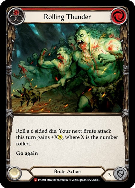 Image for Rolling Thunder (EVR004) (Everfest) - Flesh and Blood TCG