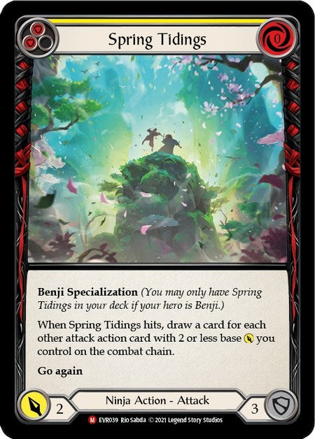 Image for Spring Tidings (EVR039) (Everfest) - Flesh and Blood TCG