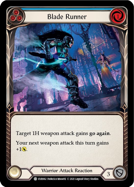 Image for Blade Runner (Blue) (EVR062) (Everfest) - Flesh and Blood TCG