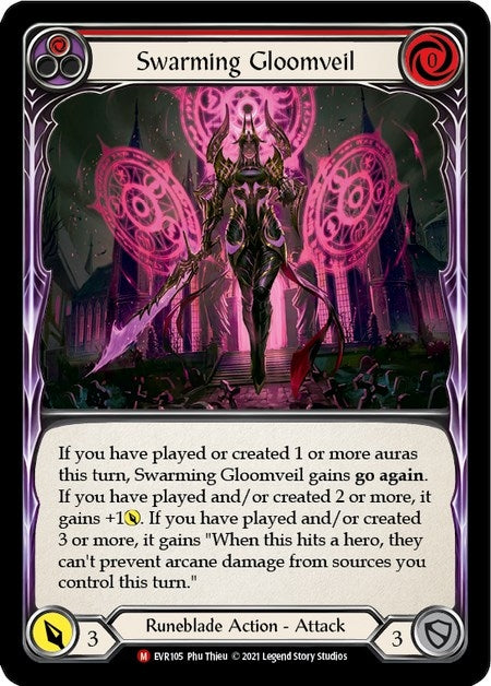 Image for Swarming Gloomveil (EVR105) (Everfest) - Flesh and Blood TCG