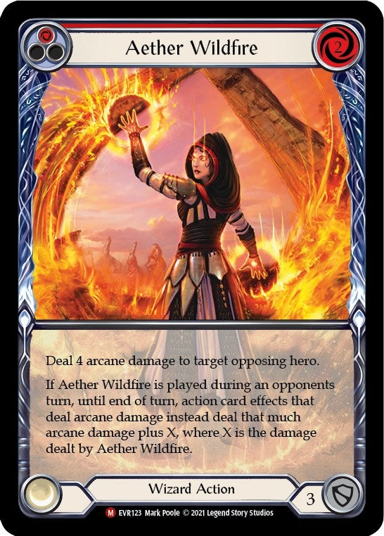 Image for Aether Wildfire (Extended Art) (EVR123) (Everfest) - Flesh and Blood TCG
