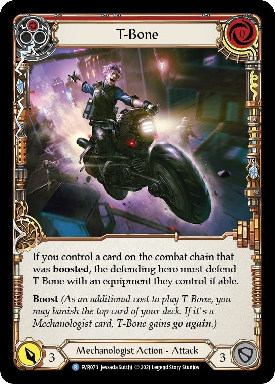 Image for T-Bone (Red) (EVR073) (Everfest) - Flesh and Blood TCG