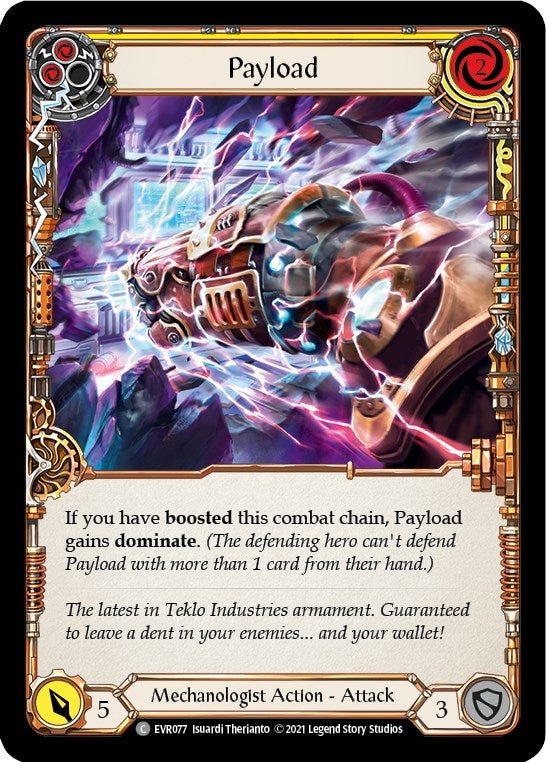Image for Payload (Yellow) (EVR077) (Everfest) - Flesh and Blood TCG