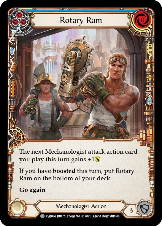 Image for Rotary Ram (Blue) (EVR084) (Everfest) - Flesh and Blood TCG