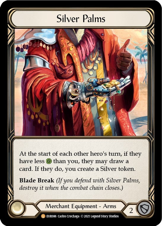 Image for Silver Palms (EVR086) (Everfest) - Flesh and Blood TCG