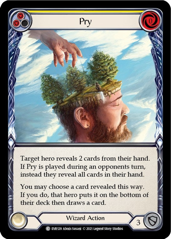 Image for Pry (Yellow) (EVR129) (Everfest) - Flesh and Blood TCG
