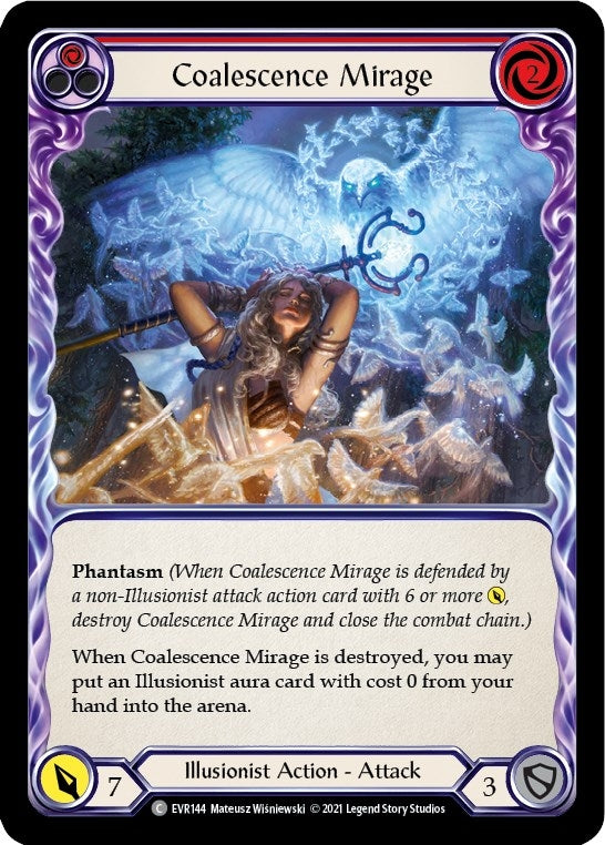 Image for Coalescence Mirage (Red) (EVR144) (Everfest) - Flesh and Blood TCG