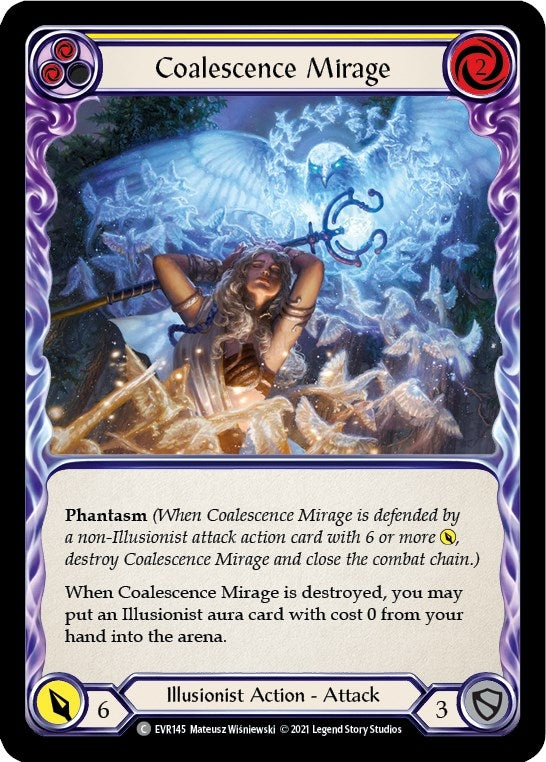Image for Coalescence Mirage (Yellow) (EVR145) (Everfest) - Flesh and Blood TCG