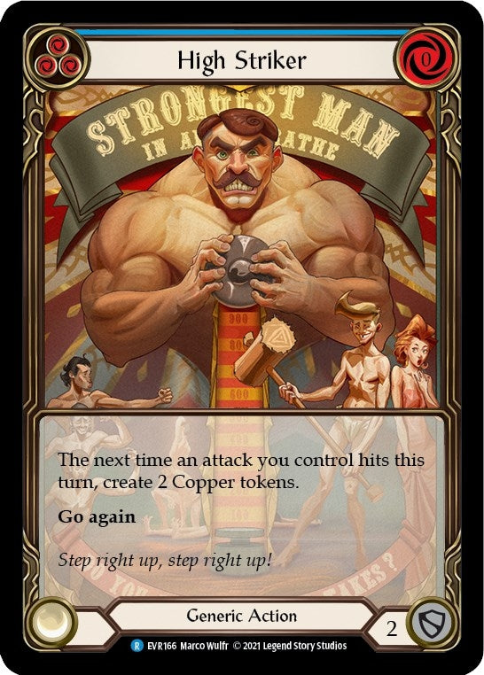 High Striker (Blue) (Extended Art) (EVR166) (Everfest)