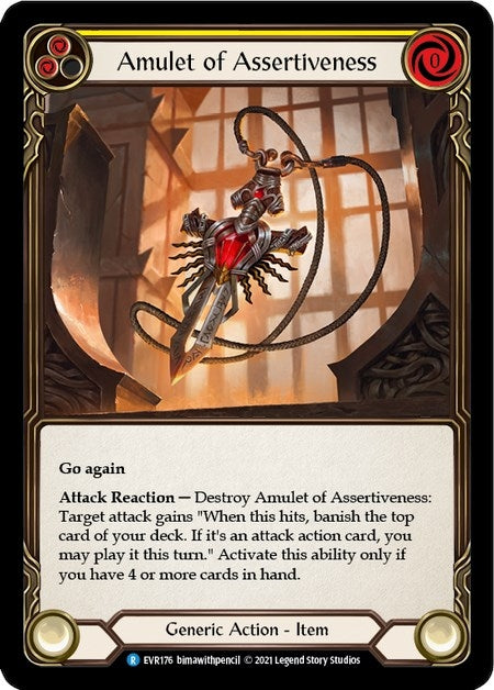 Image for Amulet of Assertiveness (EVR176) (Everfest) - Flesh and Blood TCG