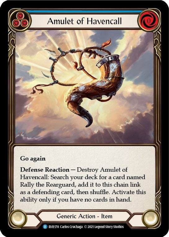 Image for Amulet of Havencall (EVR178) (Everfest) - Flesh and Blood TCG