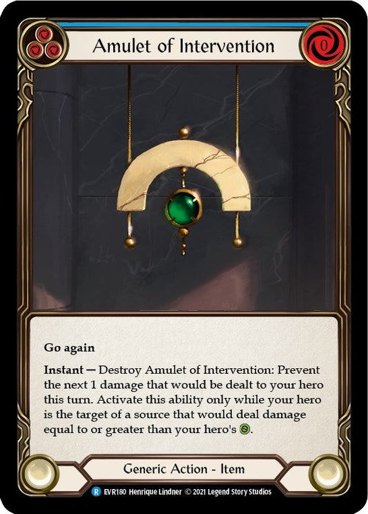 Image for Amulet of Intervention (EVR180) (Everfest) - Flesh and Blood TCG