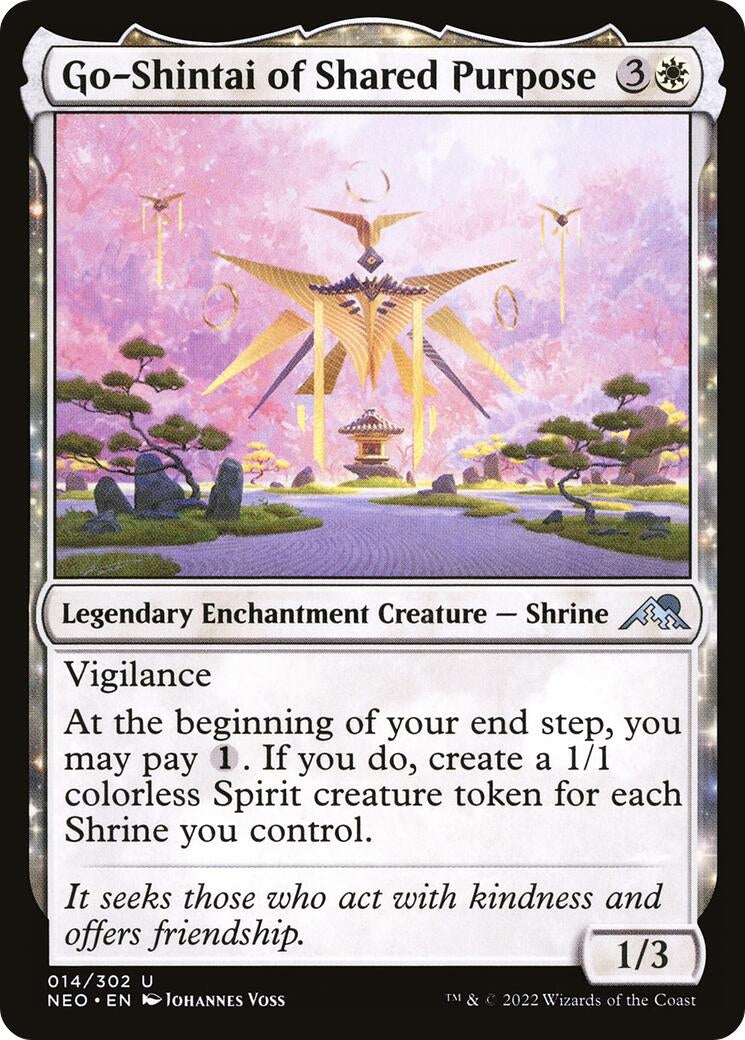 Image for Go-Shintai of Shared Purpose (14) (Kamigawa: Neon Dynasty) - Magic: The Gathering