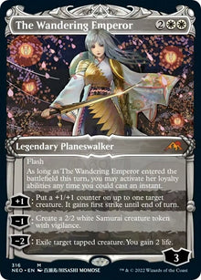 Image for The Wandering Emperor (Showcase) (316) (Kamigawa: Neon Dynasty) - Magic: The Gathering