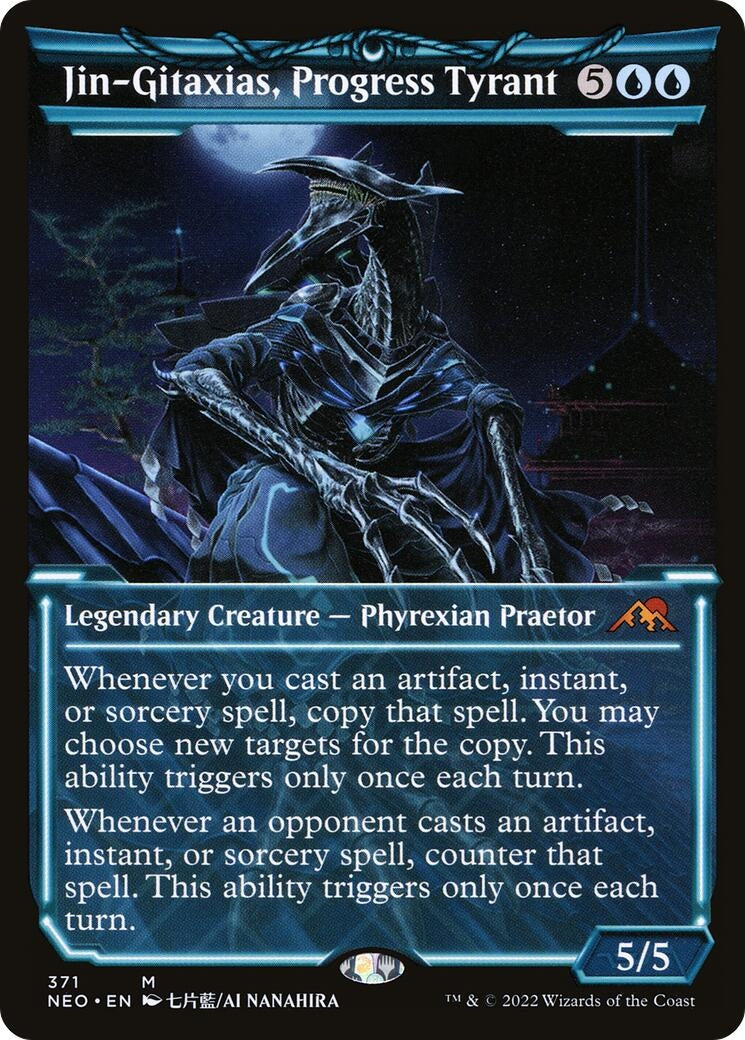 Image for Jin-Gitaxias, Progress Tyrant (Showcase) (371) (Kamigawa: Neon Dynasty) - Magic: The Gathering