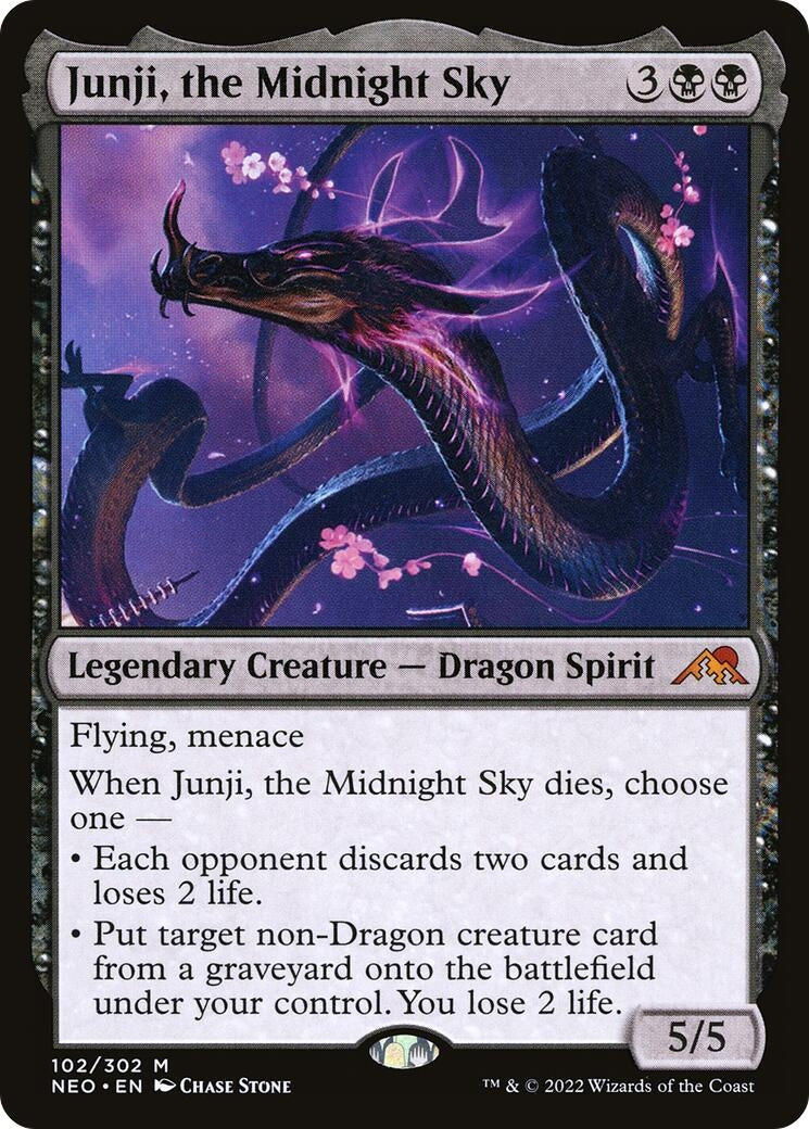 Image for Junji, the Midnight Sky (102) (Kamigawa: Neon Dynasty) - Magic: The Gathering