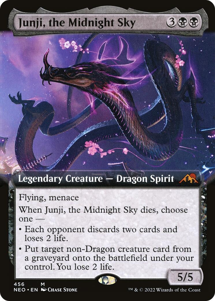 Image for Junji, the Midnight Sky (Extended Art) (456) (Kamigawa: Neon Dynasty) - Magic: The Gathering