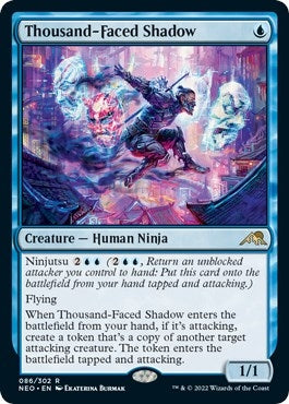 Image for Thousand-Faced Shadow (86) (Kamigawa: Neon Dynasty) - Magic: The Gathering