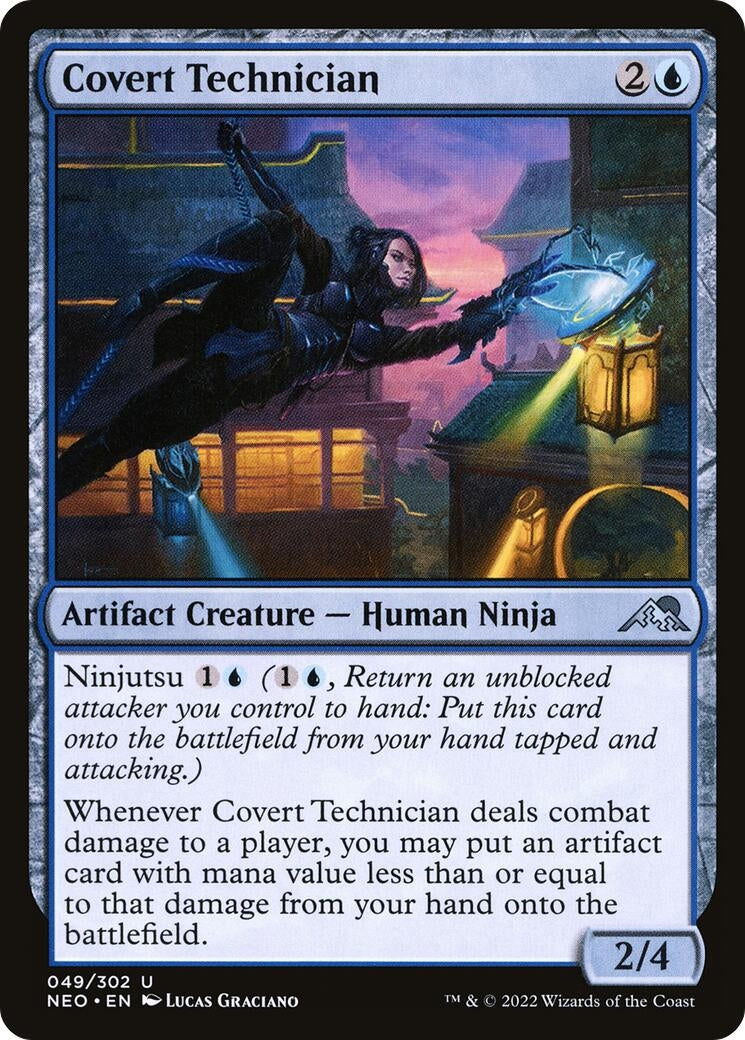 Covert Technician (49) (Kamigawa: Neon Dynasty)