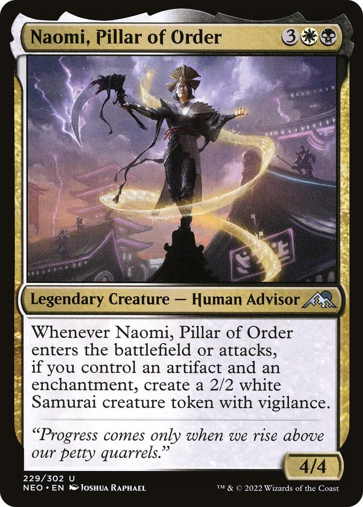 Image for Naomi, Pillar of Order (229) (Kamigawa: Neon Dynasty) - Magic: The Gathering