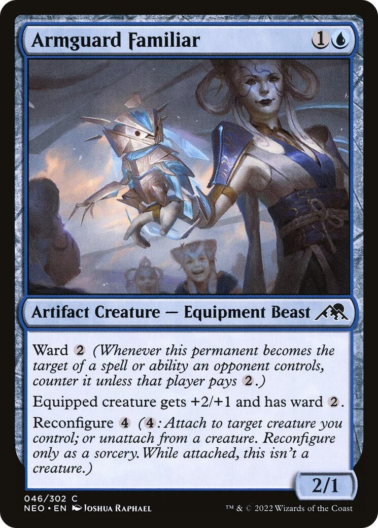 Image for Armguard Familiar (46) (Kamigawa: Neon Dynasty) - Magic: The Gathering