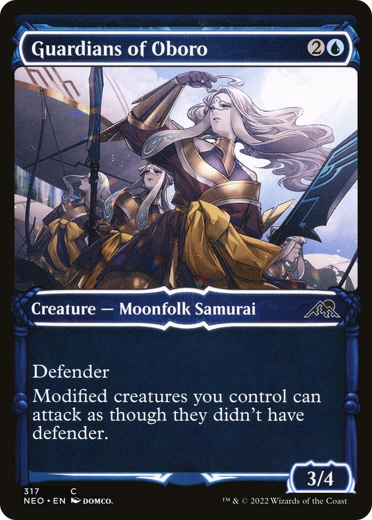 Image for Guardians of Oboro (Showcase) (317) (Kamigawa: Neon Dynasty) - Magic: The Gathering