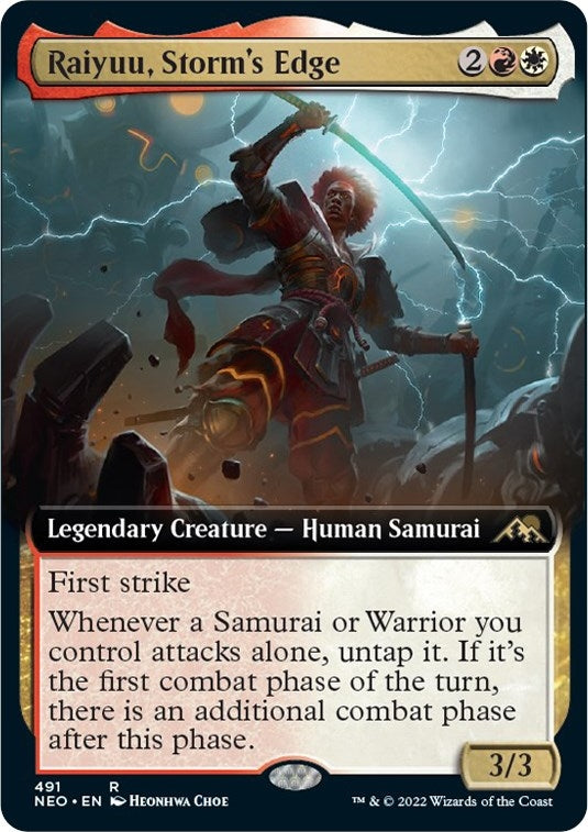 Raiyuu, Storm's Edge (Extended Art) (491) (Kamigawa: Neon Dynasty)
