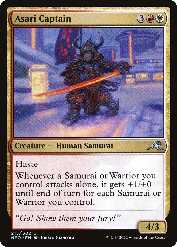 Asari Captain (215) (Kamigawa: Neon Dynasty)