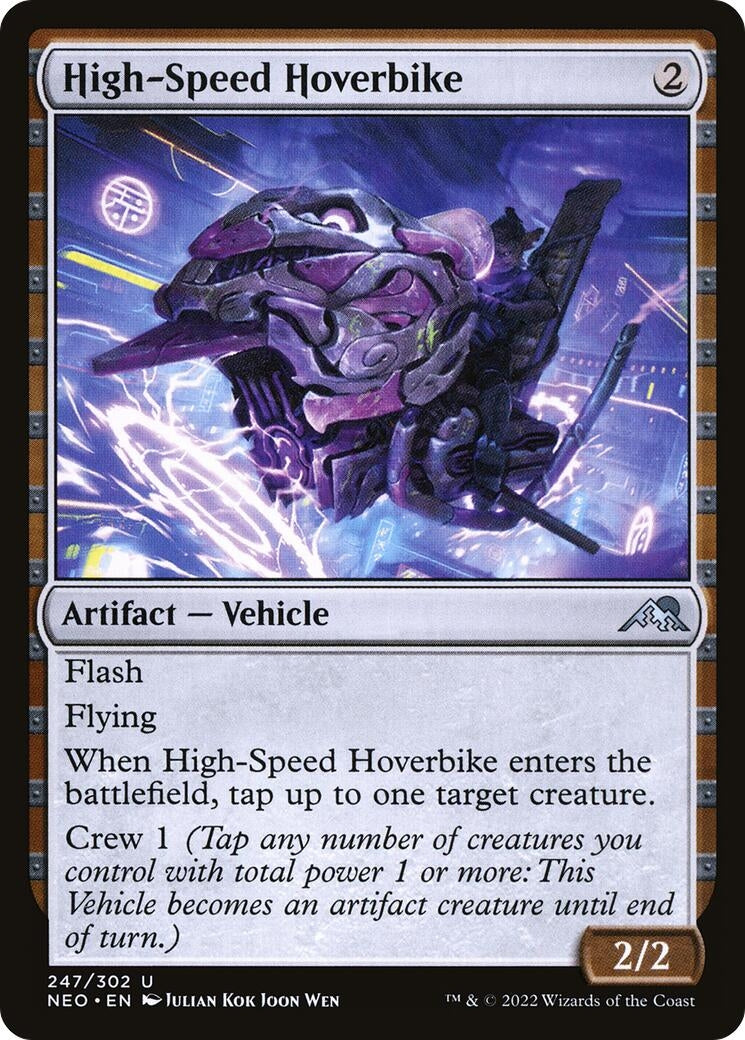 Image for High-Speed Hoverbike (247) (Kamigawa: Neon Dynasty) - Magic: The Gathering