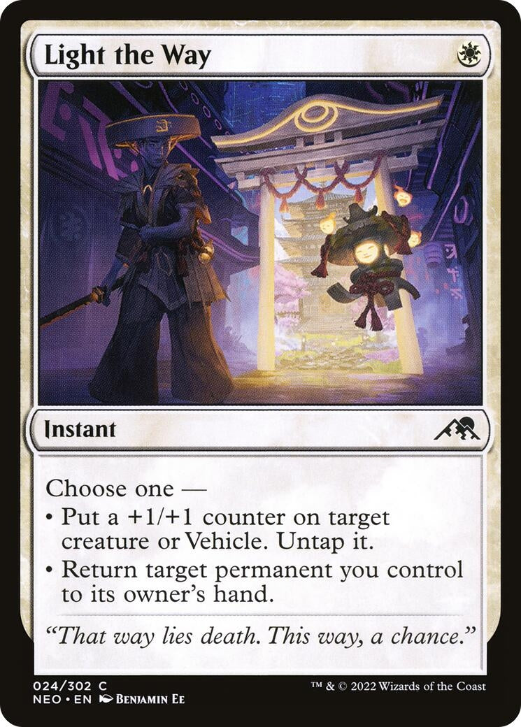 Image for Light the Way (24) (Kamigawa: Neon Dynasty) - Magic: The Gathering