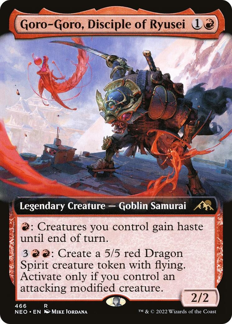 Goro-Goro, Disciple of Ryusei (Extended Art) (466) (Kamigawa: Neon Dynasty)