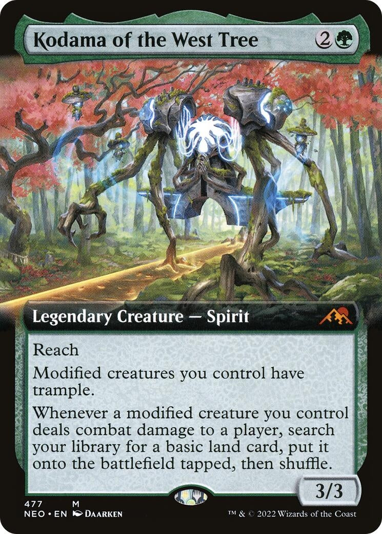 Kodama of the West Tree (Extended Art) (477) (Kamigawa: Neon Dynasty)