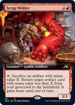 Image for Scrap Welder (Extended Art) (471) (Kamigawa: Neon Dynasty) - Magic: The Gathering