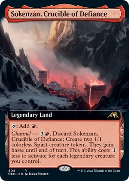 Sokenzan, Crucible of Defiance (Extended Art) (504) (Kamigawa: Neon Dynasty)