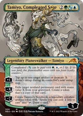 Tamiyo, Compleated Sage (Borderless) (306) (Kamigawa: Neon Dynasty)
