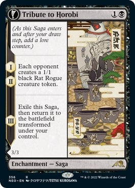 Tribute to Horobi (Showcase) (356) (Kamigawa: Neon Dynasty)