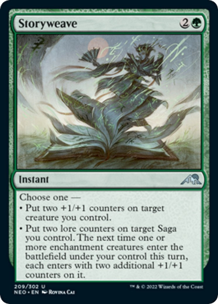 Image for Storyweave (209) (Kamigawa: Neon Dynasty) - Magic: The Gathering
