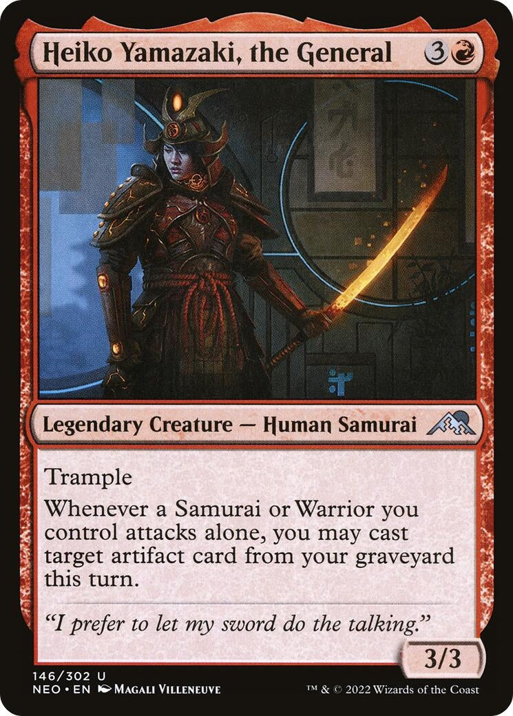 Image for Heiko Yamazaki, the General (146) (Kamigawa: Neon Dynasty) - Magic: The Gathering
