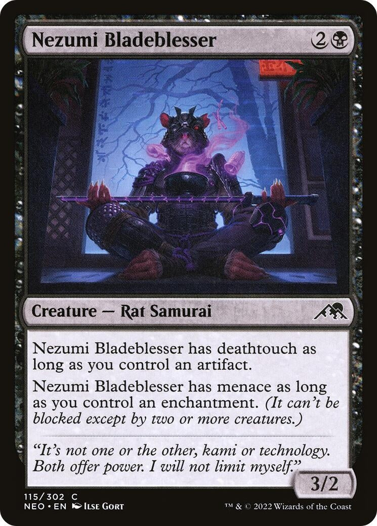 Image for Nezumi Bladeblesser (115) (Kamigawa: Neon Dynasty) - Magic: The Gathering