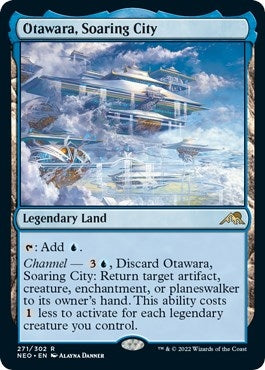 Image for Otawara, Soaring City (271) (Kamigawa: Neon Dynasty) - Magic: The Gathering