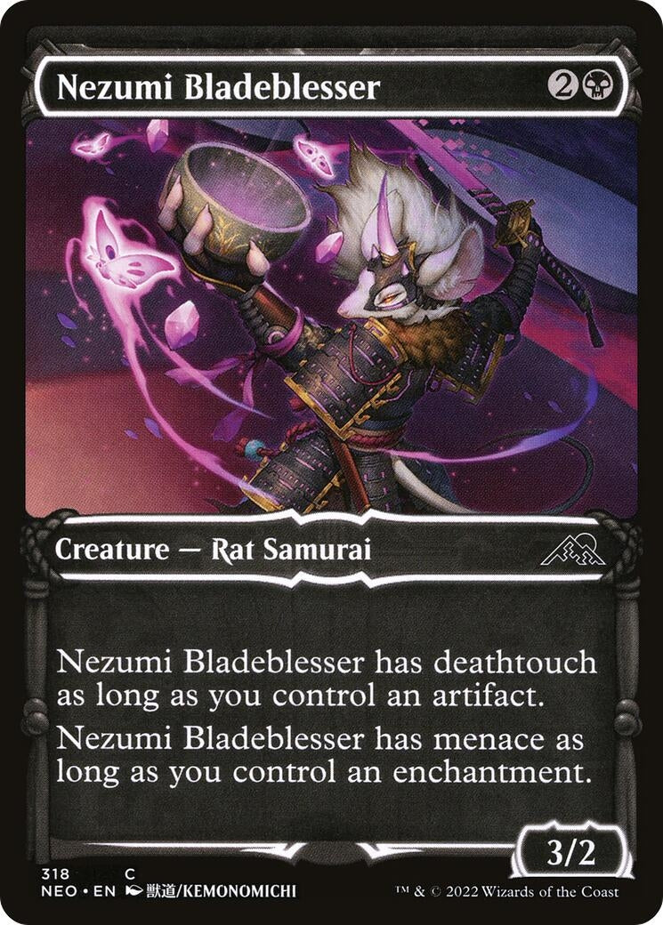 Nezumi Bladeblesser (Showcase) (318) (Kamigawa: Neon Dynasty)
