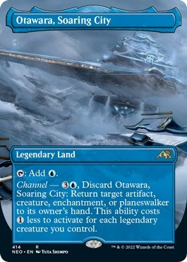 Image for Otawara, Soaring City (Borderless) (414) (Kamigawa: Neon Dynasty) - Magic: The Gathering