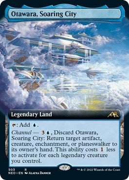 Otawara, Soaring City (Extended Art) (503) (Kamigawa: Neon Dynasty)